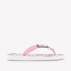 Moschino Ragazze Pantofole dentro Rosa