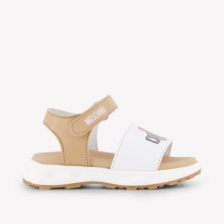 Moschino Kinder Unisex Sandalen In Beige