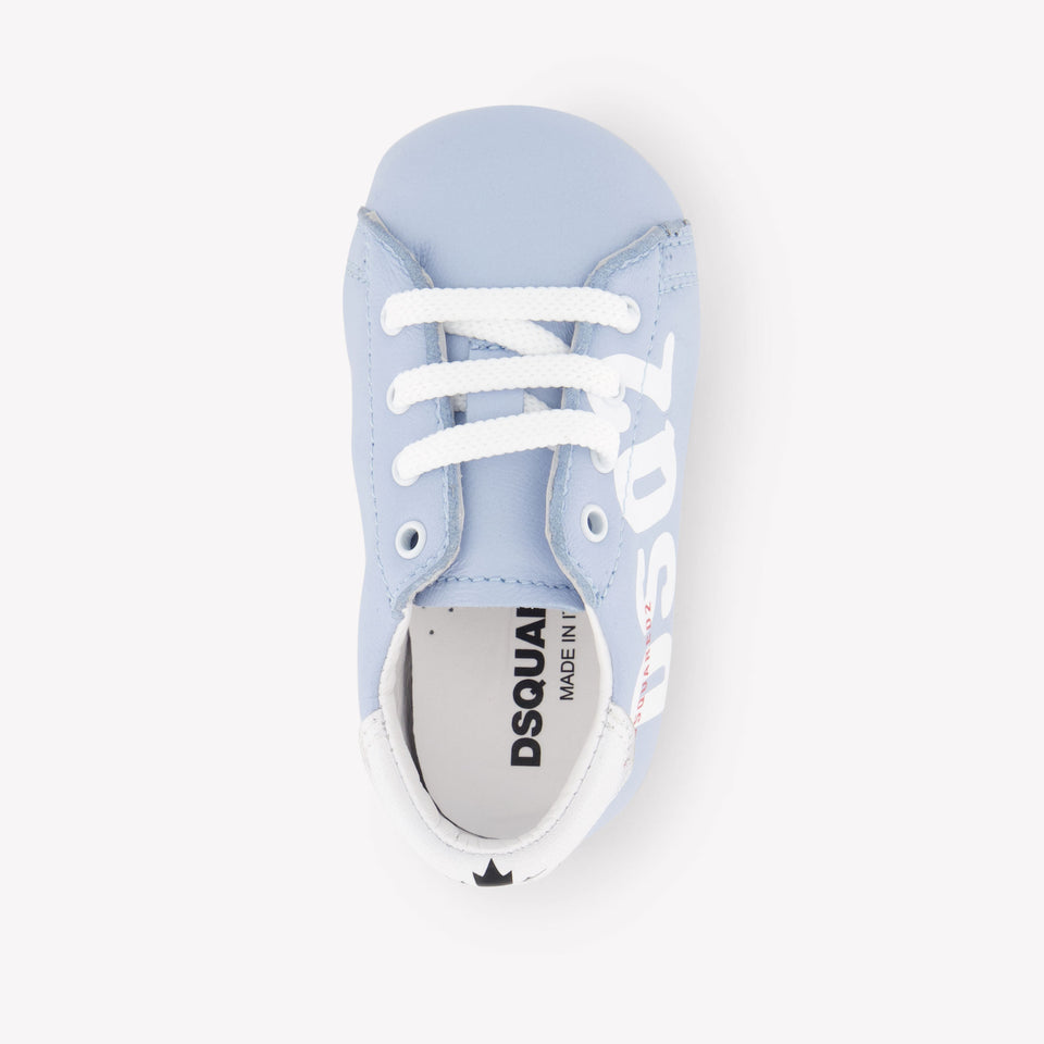 Dsquared2 Baby Unisex Sneakers In Light Blue