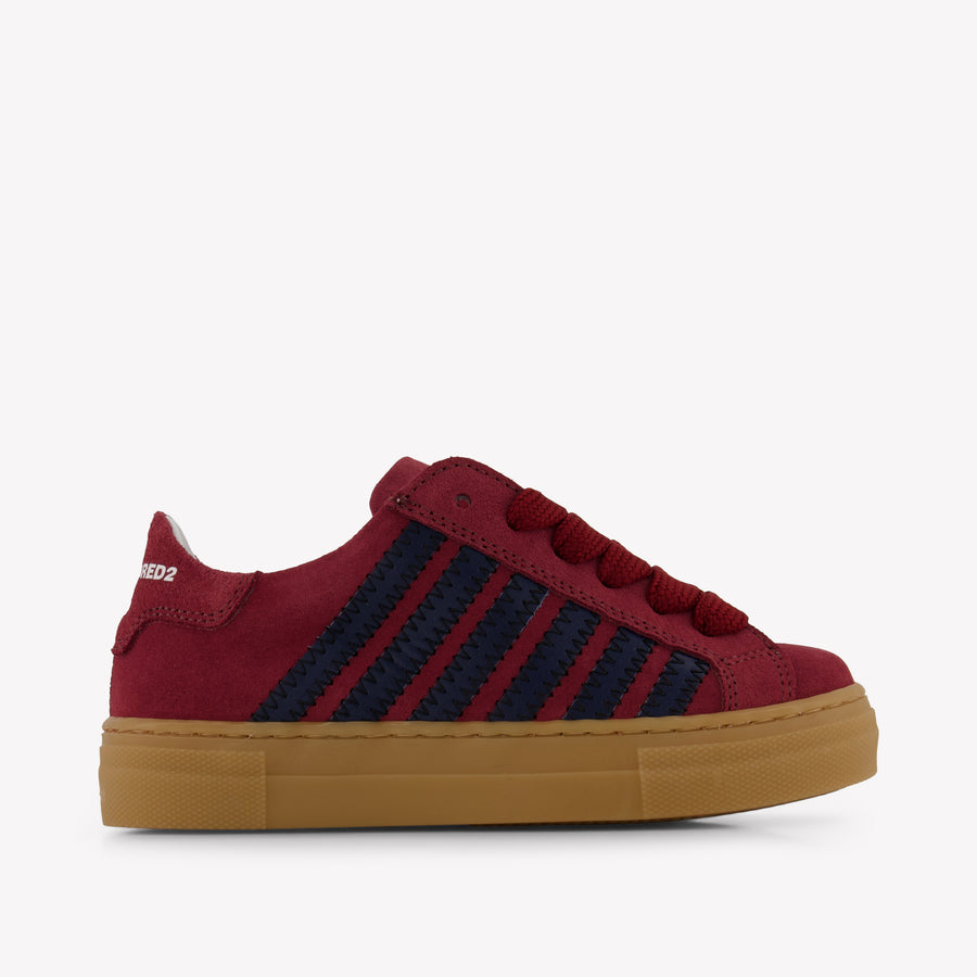 Dsquared2 Unisex Kinder Sneaker in Bordeaux