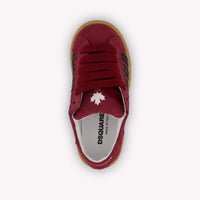 Dsquared2 Unisex Kinder Sneaker in Bordeaux