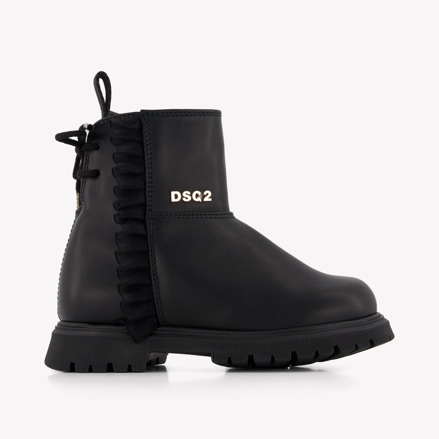 Dsquared2 Filles Bottes dedans Noir