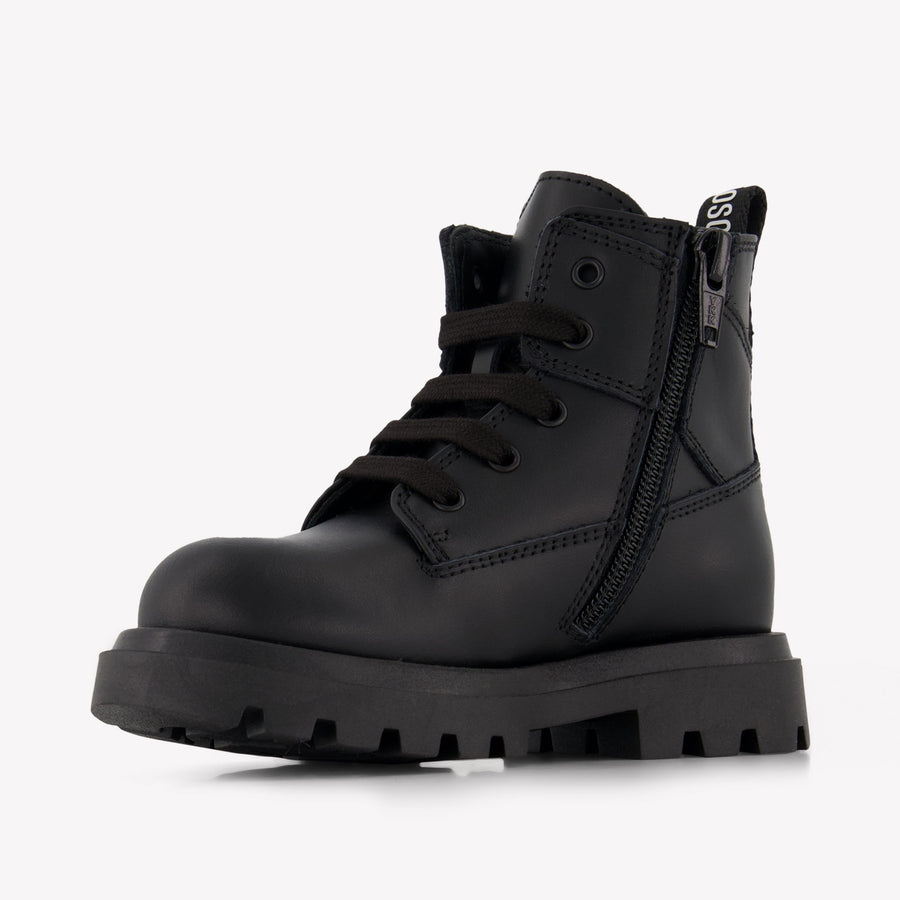 Moschino Bambini Unisex Stivali dentro Nero