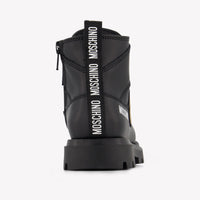 Moschino Bambini Unisex Stivali dentro Nero