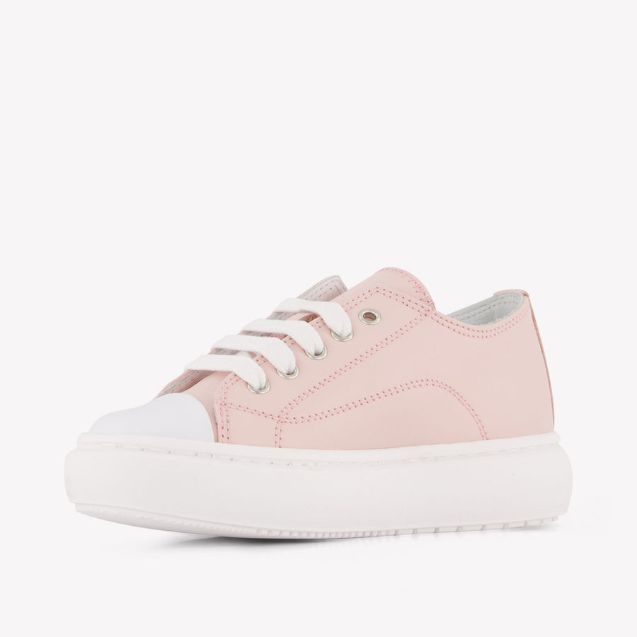 Moschino Filles Baskets dans Rose Léger