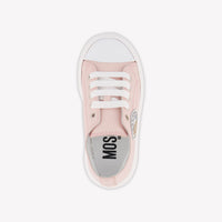 Moschino Filles Baskets dans Rose Léger