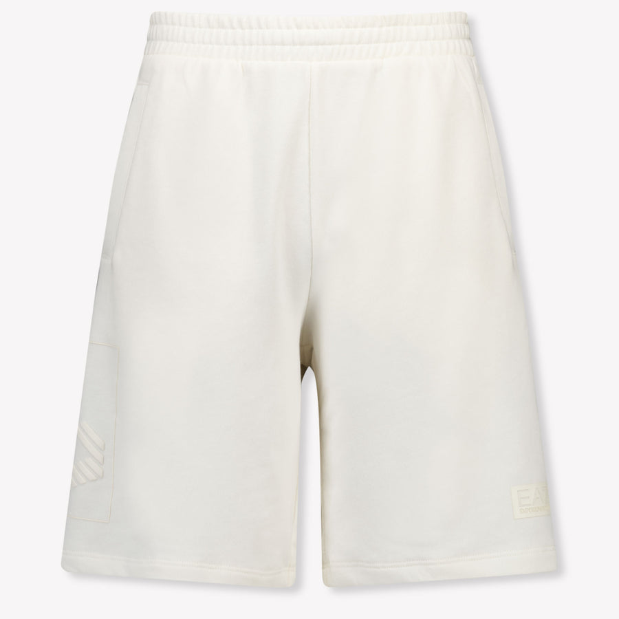 EA7 Jungen Shorts in Off-White