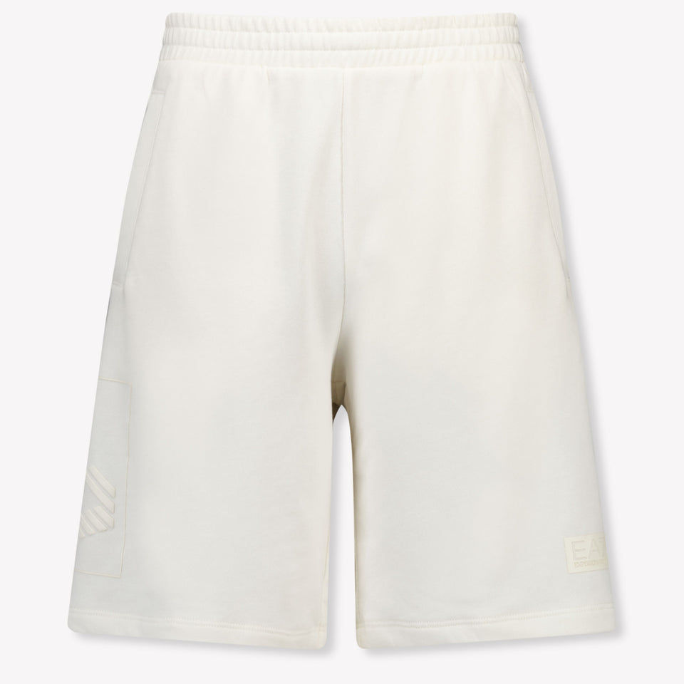 EA7 Kinder Jungen Shorts rein Grauweiß
