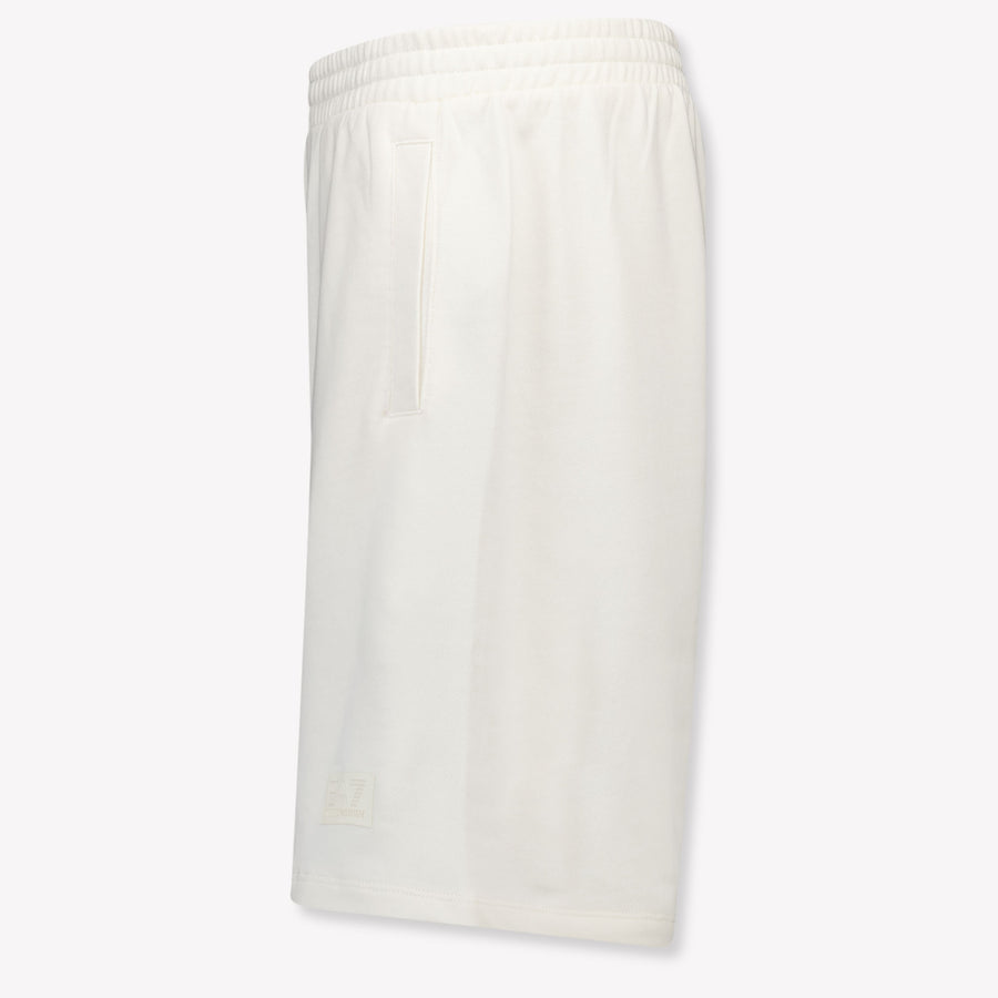 EA7 Bambini Ragazzi Pantaloncini dentro Off White
