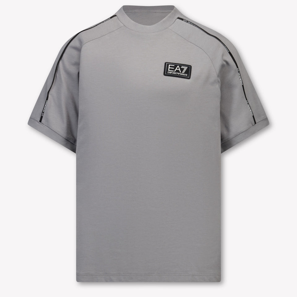 EA7 Niños Chicos Camiseta adentro Gris