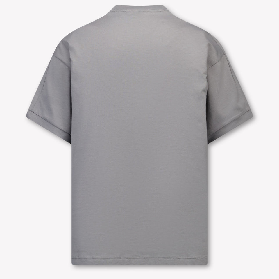 EA7 Niños Chicos Camiseta adentro Gris