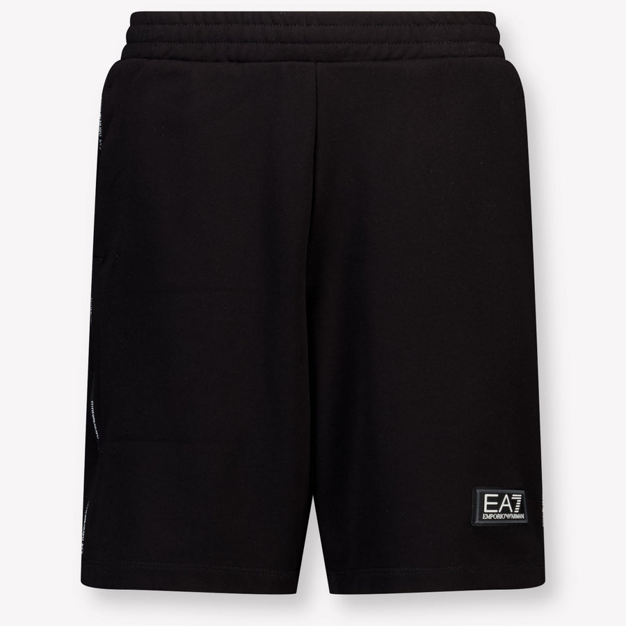 EA7 Enfants Garçons Short dans Noir