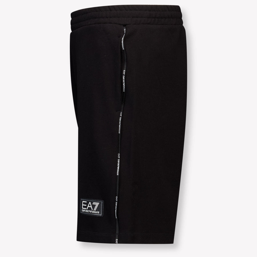 EA7 Enfants Garçons Short dans Noir