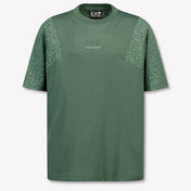 EA7 Enfants Garçons T-shirt dans Armée