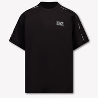 EA7 Kinder Jungen T-Shirt In Schwarz