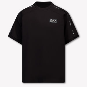 EA7 Kinder Jungen T-Shirt In Schwarz