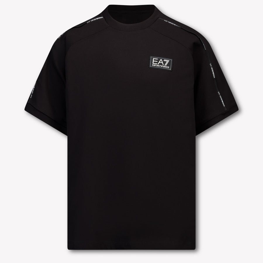 EA7 Kinder Jungen T-Shirt In Schwarz