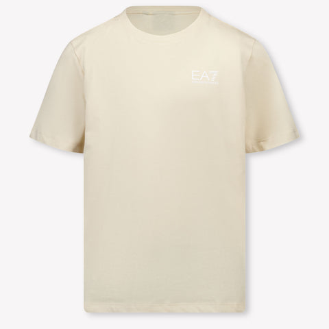 EA7 Enfants Garçons T-shirt dans Beige