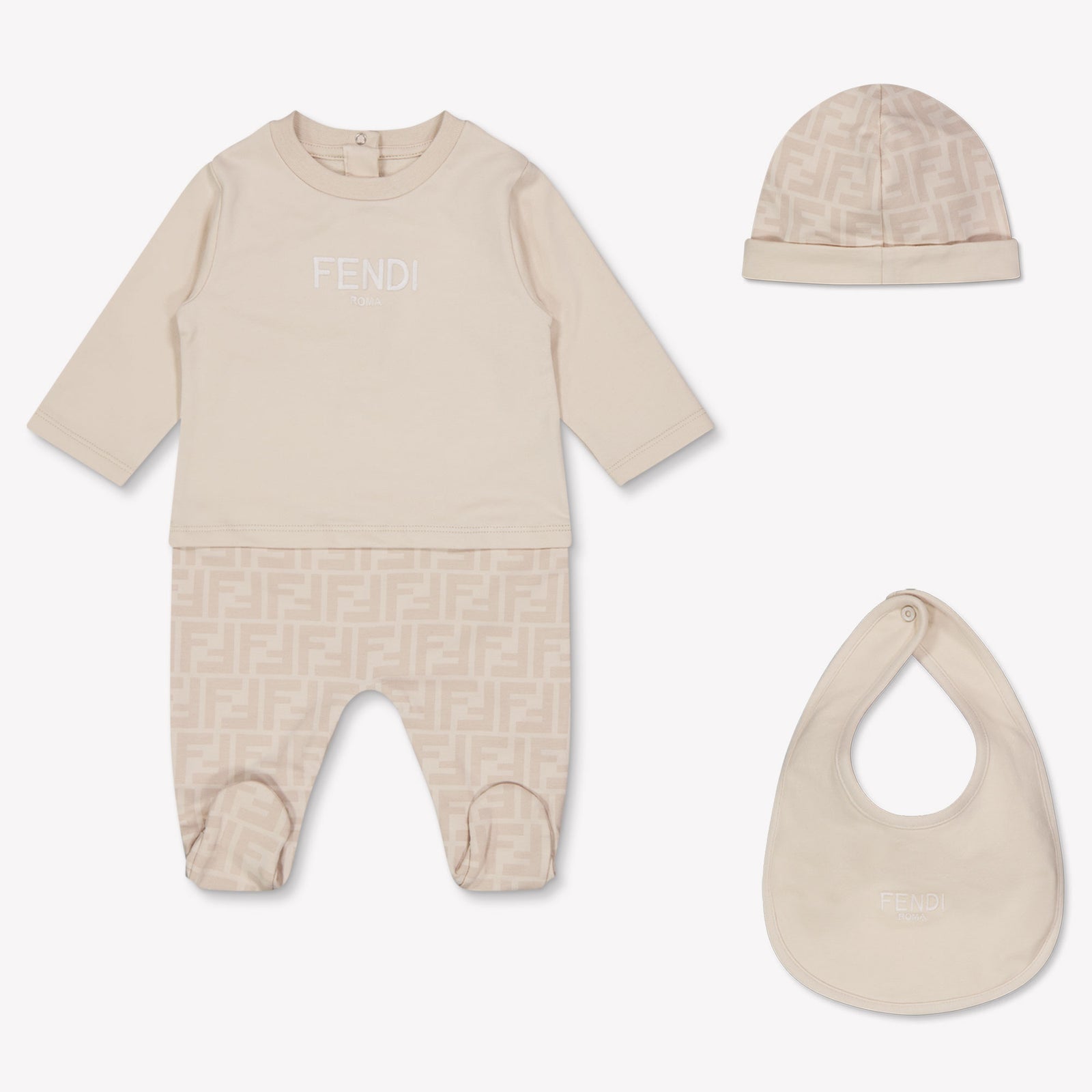 Fendi Bambino Unisex Tutina dentro Beige