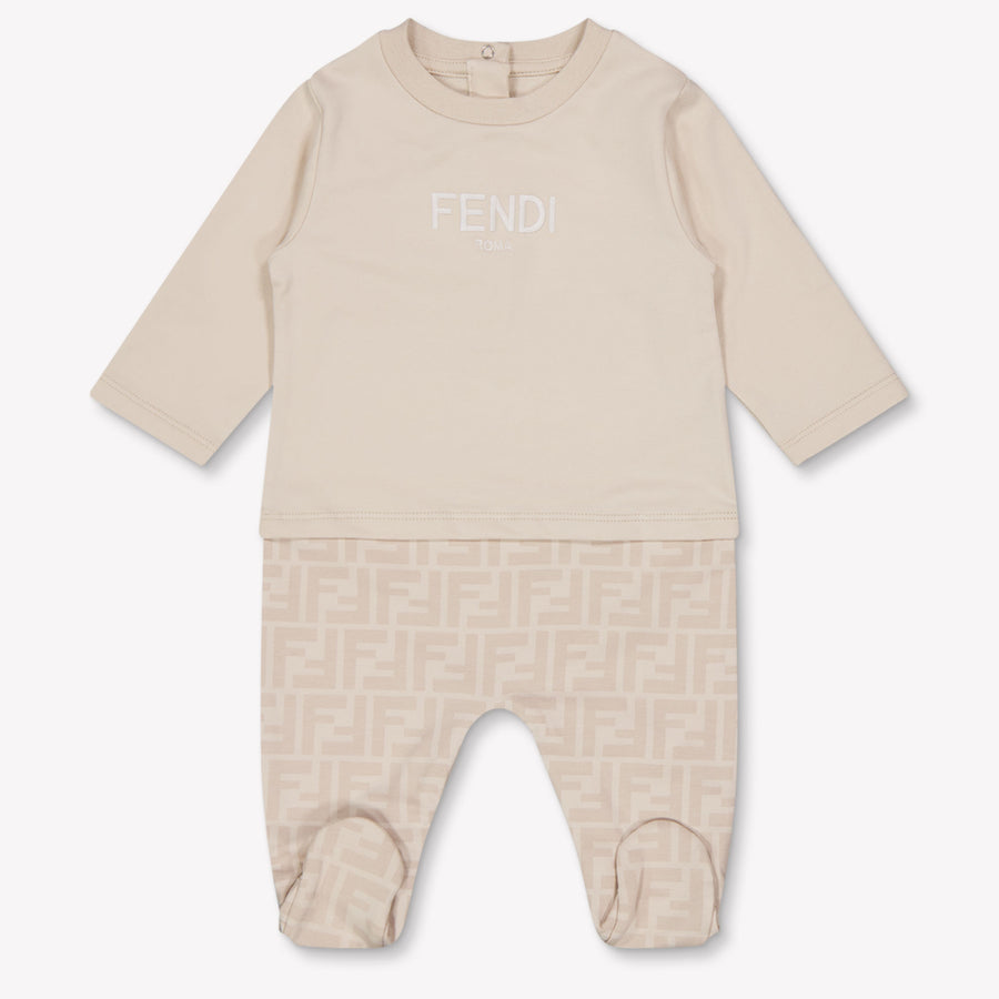 Fendi Bambino Unisex Tutina dentro Beige