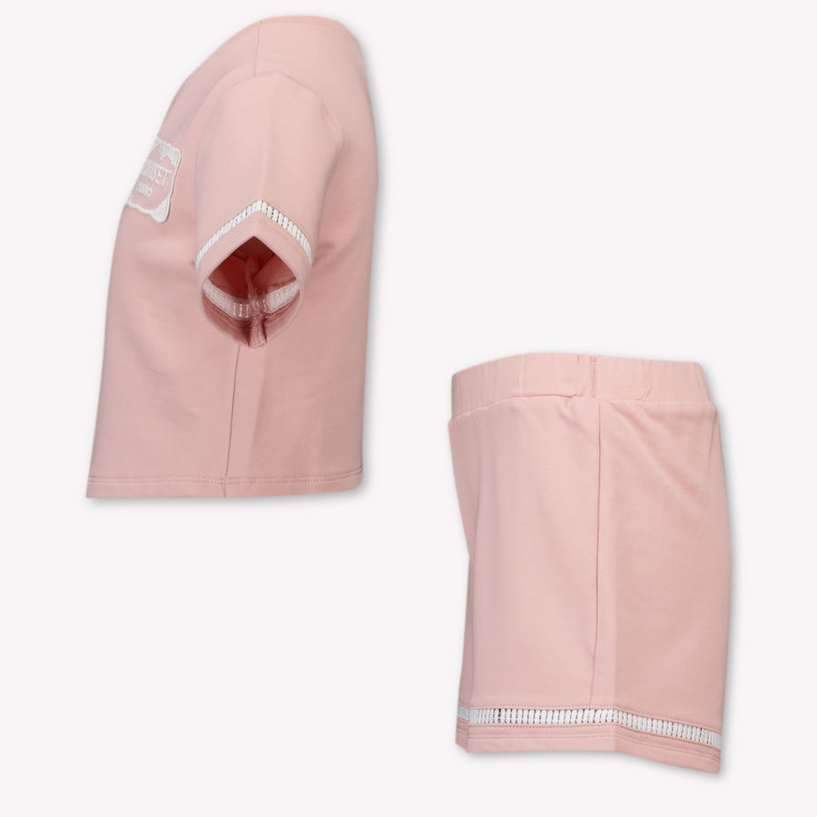 Twinset Kids Girls Set In Light Pink