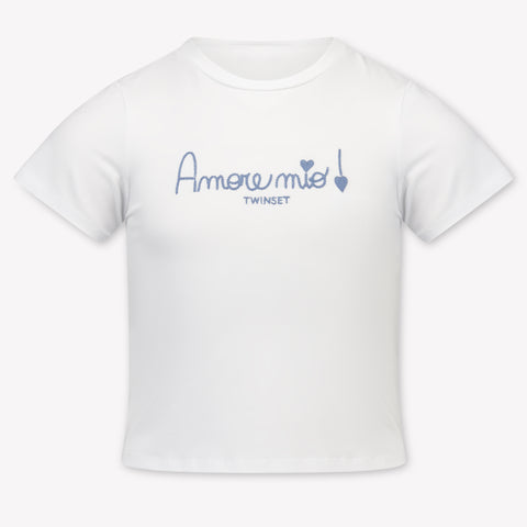 Twinset Kinder Mädchen T-Shirt In Weiß