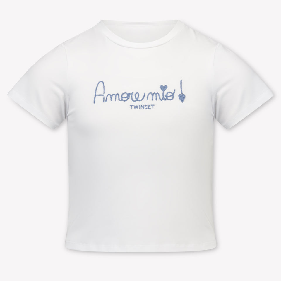 Twinset Kinder Mädchen T-Shirt In Weiß