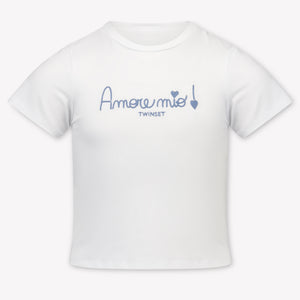 Twinset Kids Girls T-Shirt In White