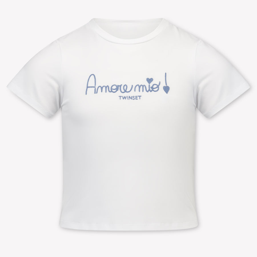 Twinset Kids Girls T-Shirt In White