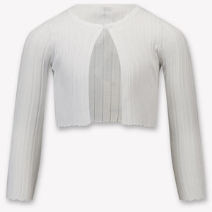 Twinset Kids Girls Cardigan In White