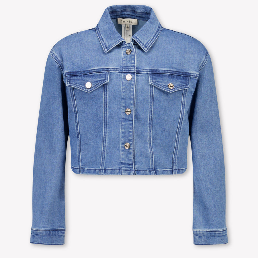 Twinset Kids Girls Jackets In Jeans