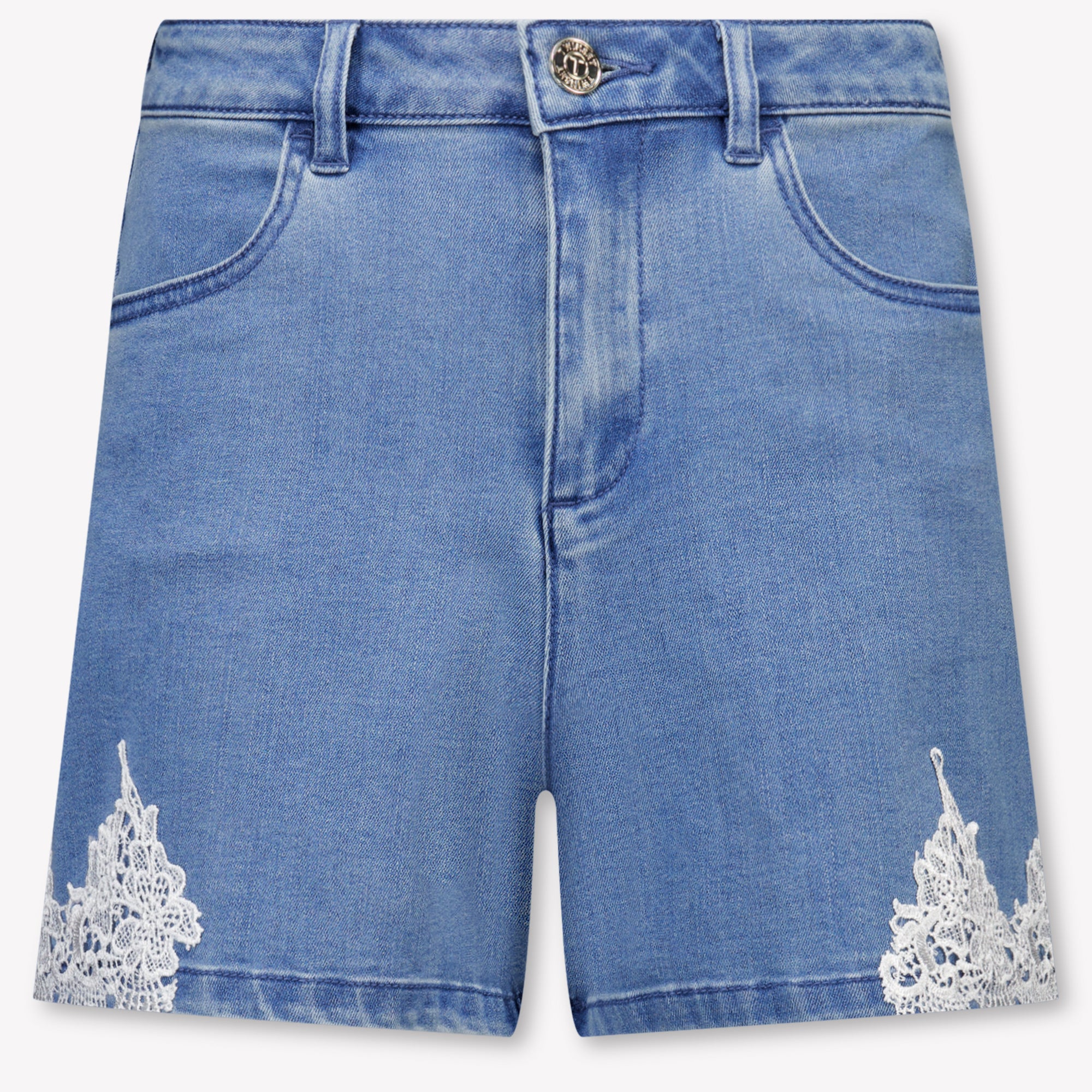 Twinset Bambini Ragazze Pantaloncini dentro Jeans