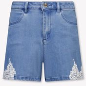 Twinset Bambini Ragazze Pantaloncini dentro Jeans