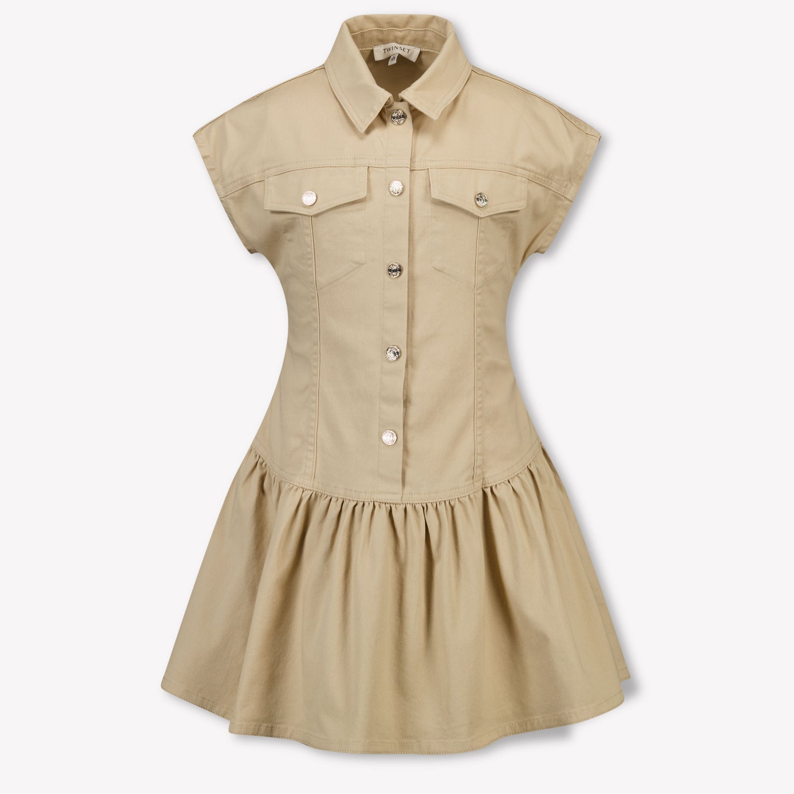 Twinset Bambini Ragazze Vestirsi Beige