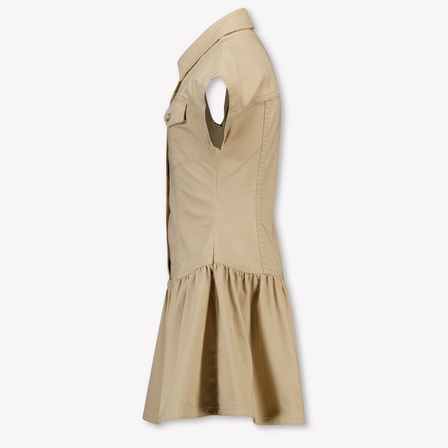 Twinset Kids Girls Dress In Beige
