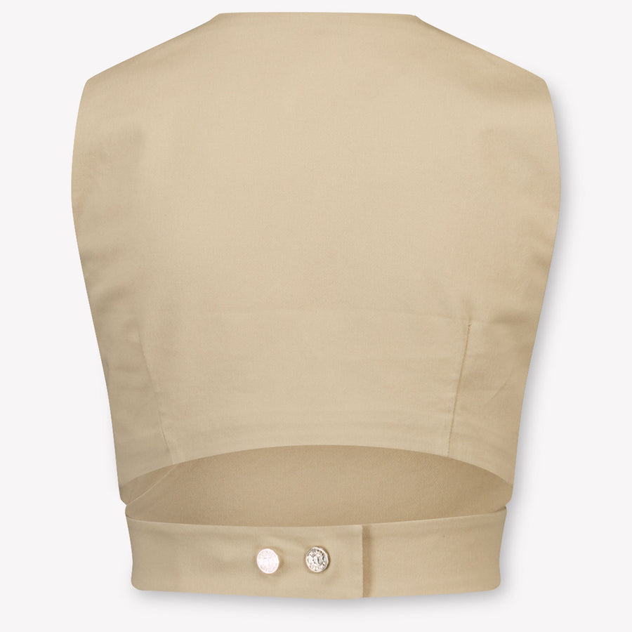 Twinset Kids Girls T-Shirt In Beige