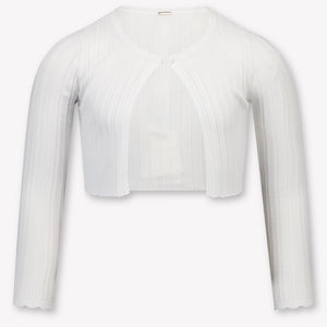 Twinset Kids Girls Cardigan In White