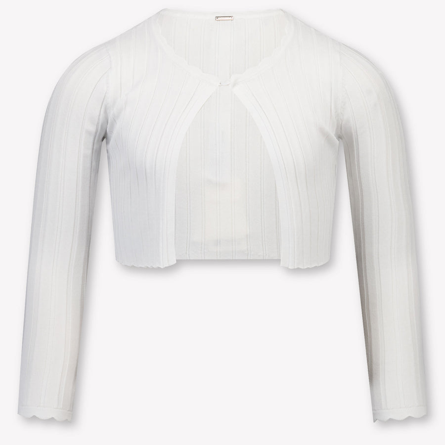 Twinset Kids Girls Cardigan In White