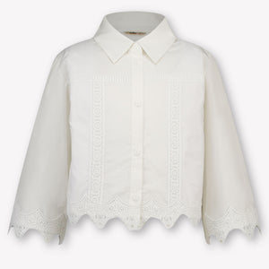 Twinset Kids Girls Blouse In White