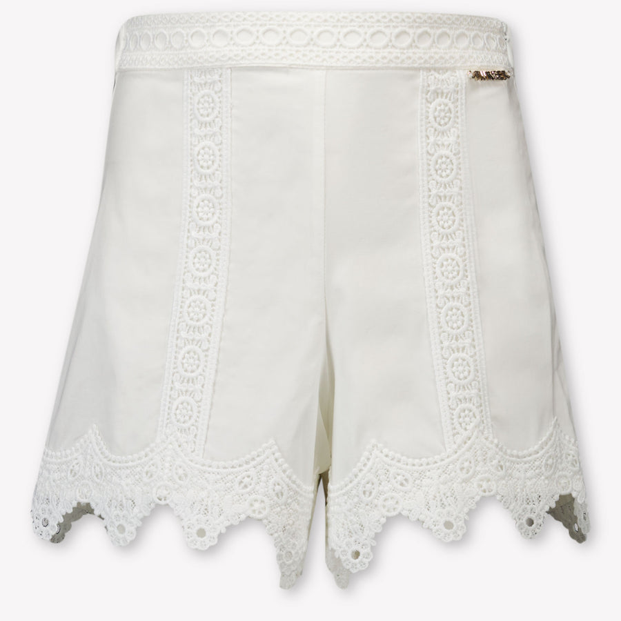 Twinset Bambini Ragazze Pantaloncini dentro Bianco