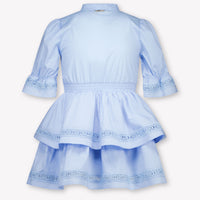 Twinset Kids Girls Dress In Light Blue