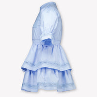 Twinset Kids Girls Dress In Light Blue