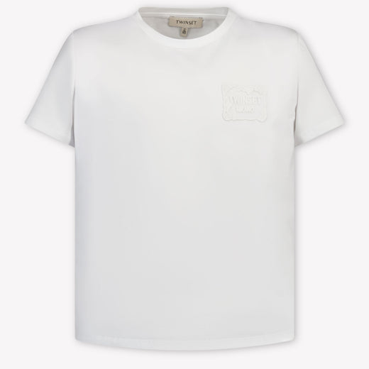 Twinset Enfants Filles T-shirt dans Blanc