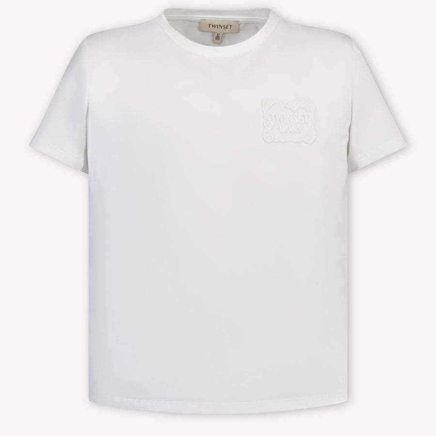 Twinset Bambini Ragazze Maglietta dentro Bianco