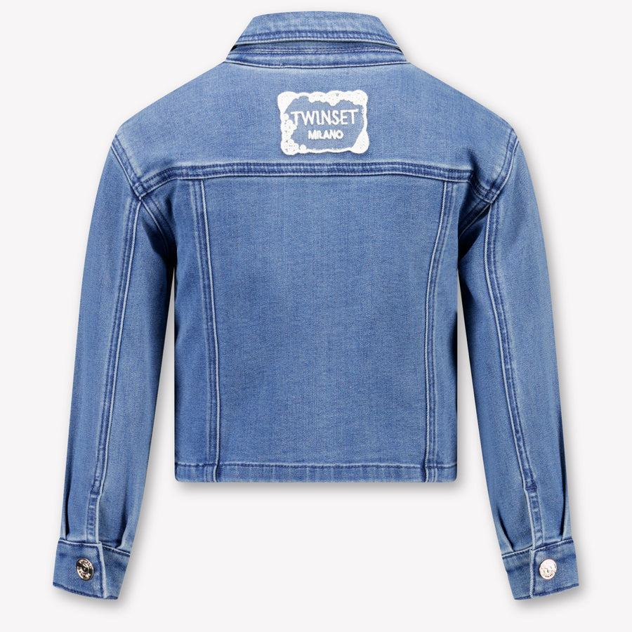 Twinset Kids Girls Jackets In Blue