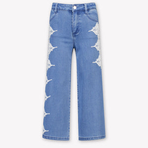 Twinset Kids Girls Jeans In Blue