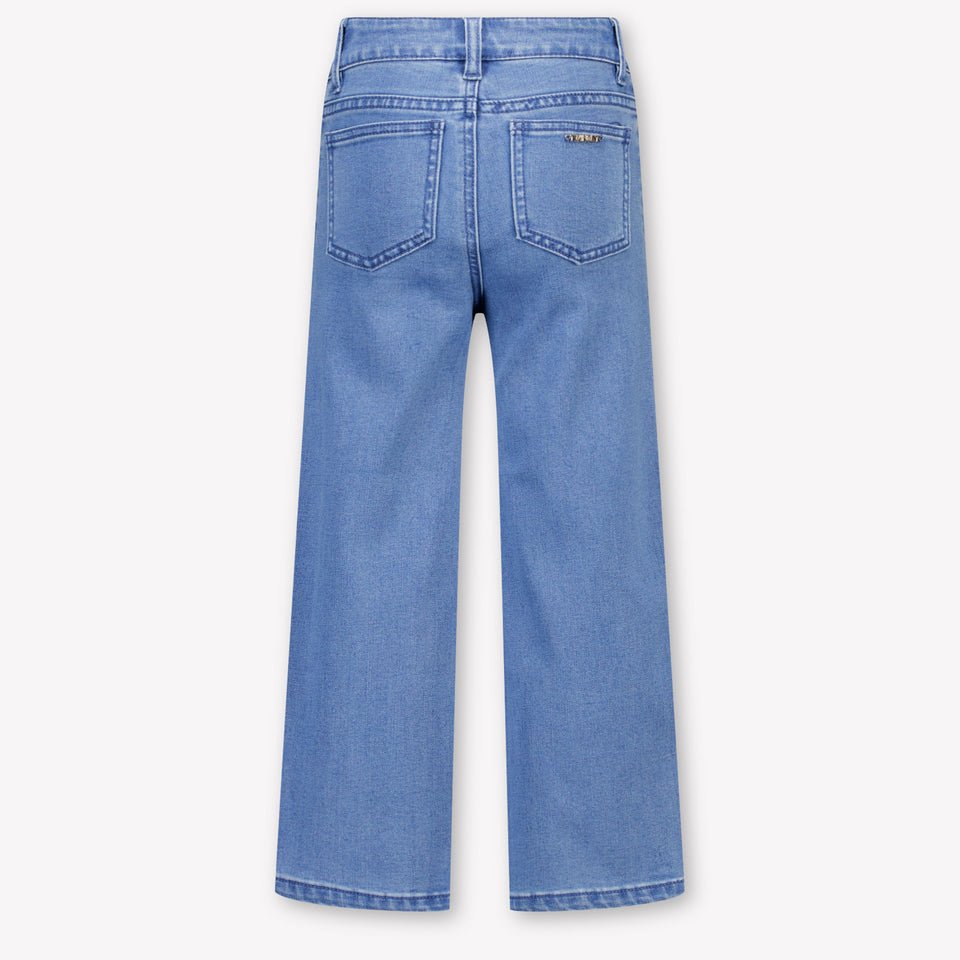 Twinset Bambini Ragazze Jeans Dentro Blu