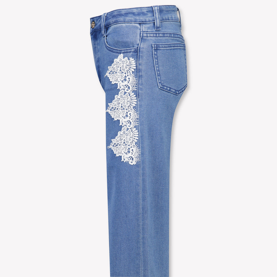 Twinset Kids Girls Jeans In Blue