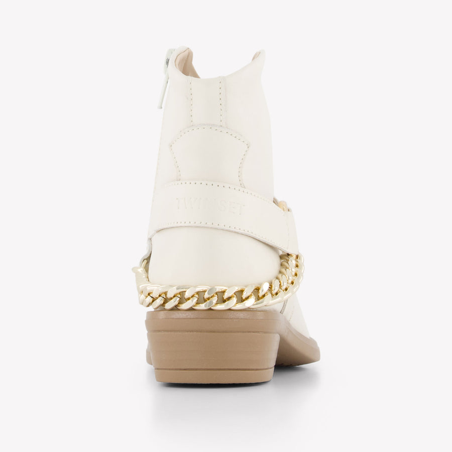 Twinset Filles Bottes En Écru