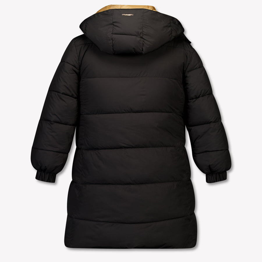 Twinset Mädchen Winterjacke in Schwarz